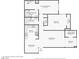 Detailed floor plan showcasing layout with labeled rooms and dimensions at 3151 Soaring Gulls Dr # 2002, Las Vegas, NV 89128