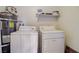 Efficient laundry room features a washer, dryer, and water heater for convenience at 3151 Soaring Gulls Dr # 2002, Las Vegas, NV 89128