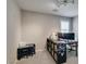 Bright home office space featuring gray walls and a functional desk area at 3166 Via Da Vinci, Henderson, NV 89044