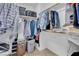 Walk-in closet with ample hanging space and shelving for optimal organization and storage at 3186 Lapis Beach Dr, Las Vegas, NV 89117
