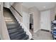 Open entryway with staircase and direct access to 1/2 bath at 3186 Lapis Beach Dr, Las Vegas, NV 89117