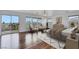 Serene main bedroom with hardwood floors, and balcony access at 3217 Palladio Ave, North Las Vegas, NV 89031