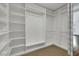 Organized walk-in closet with shelving at 3217 Palladio Ave, North Las Vegas, NV 89031