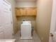 Laundry room featuring a washing machine and cabinets at 3567 Cottage Stream Ct, Laughlin, NV 89029