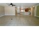 Bright living space features tile flooring, an open layout, and easy access to kitchen at 3567 Cottage Stream Ct, Laughlin, NV 89029