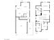 Detailed floor plan showcasing the layout of a two-story home with labeled rooms and dimensions at 358 Badinerie St, Henderson, NV 89011