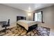 Comfortable bedroom with neutral walls, geometric rug, and a queen-size bed at 3924 Blackford Pl, Las Vegas, NV 89102