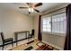 Bright kitchen nook with a table set for two and natural light from a window at 3924 Blackford Pl, Las Vegas, NV 89102