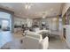 Spacious living room with open floor plan and natural lighting at 5193 N Miller Ln, Las Vegas, NV 89149