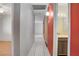 Hallway showcasing ceramic tile floors and access to the bathroom at 5463 Waltham Ln, Las Vegas, NV 89122