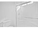 Modern bathroom with a glass-enclosed shower and toilet at 600 N Carriage Hill Dr # 2098, Las Vegas, NV 89138