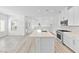 Bright kitchen featuring an island and stainless steel appliances at 600 N Carriage Hill Dr # 2098, Las Vegas, NV 89138