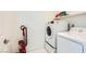 Laundry room with a washer and dryer, with a modern design at 759 Praire Plume St, Henderson, NV 89011