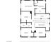 Second story floor plan featuring bedrooms, laundry, walk in closet, bathrooms, and open to below area at 8039 Baldy Mountain Ave, Las Vegas, NV 89131