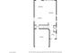 This floor plan shows the kitchen, dining area, living room, foyer, garage and hall of this home's first floor at 8222 Sorrel St, Las Vegas, NV 89139