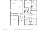 Detailed floor plan showcasing layout with measurements for the kitchen, living room, bedrooms, and bathrooms at 8222 Sorrel St, Las Vegas, NV 89139
