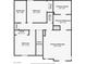 Second-floor floor plan with primary bedroom, bath, and walk-in closet detailed at 9100 Balcony Trellis Ave, Las Vegas, NV 89149