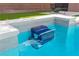 Swimming pool with automatic pool cleaner at 940 Viscanio Pl, Las Vegas, NV 89138
