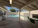 View of the backyard pool with a covered patio for outdoor lounging at , Las Vegas, NV 89121