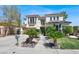 Inviting two-story home with landscaped front yard, mature trees, and meticulously maintained curb appeal at , Las Vegas, NV 89135