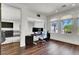 Well-lit home office featuring sleek desk setup, hardwood floors, and abundant natural light at , Las Vegas, NV 89135