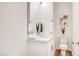 Modern bathroom featuring sleek fixtures and a minimalist design at 1187 Blossom Point St # 36, Las Vegas, NV 89135