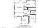 Detailed floorplan of the second floor, showcasing the layout including the primary bedroom, bathroom and laundry at 12123 Glentana View St, Las Vegas, NV 89138