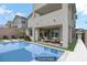 A private pool is perfect for relaxing and cooling off at 12123 Glentana View St, Las Vegas, NV 89138