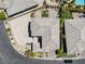 Aerial view of the roof and backyard showing the desert landscaping and patio setup for outdoor enjoyment at 12311 Middle Creek St, Las Vegas, NV 89138