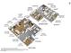 Detailed isometric floorplan showcasing the layout of a two-story home with labeled rooms and dimensions at 12311 Middle Creek St, Las Vegas, NV 89138