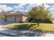 Charming home featuring a well-maintained lawn and an attached three-car garage at 240 Jumping Springs Pl, Henderson, NV 89012