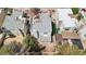 Overhead view of a townhouse featuring a rooftop, backyard, and a partially shaded patio area at 3132 Centavo Dr, Las Vegas, NV 89117