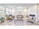 Modern living room with stylish seating, fireplace, and bright windows creates an inviting space at 3216 Monte Luna Ave, Henderson, NV 89044