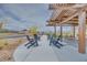 Community amenities with picnic tables, seating and walking trails at 54 Bellissima Lago Ct, Henderson, NV 89011