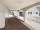 Covered outdoor patio with access to the pool and yard, perfect for entertaining and relaxation at 676 Covina Dr, Henderson, NV 89002