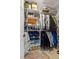 Spacious walk-in closet features ample shelving and hanging storage for organization at 6848 Calvitero St, Las Vegas, NV 89149