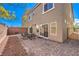 Cozy backyard with a charming patio, perfect for outdoor relaxation and entertaining at 7732 Canon Walk St, Las Vegas, NV 89139