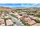 Aerial shot highlights the property's location within a well-maintained neighborhood at 7941 Limestone Arch Ave, Las Vegas, NV 89178