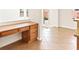 Dedicated home office area, featuring built in cabinets and work space at 7941 Limestone Arch Ave, Las Vegas, NV 89178