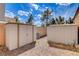 Exterior shows two sheds with gravel landscaping at 9530 Redstar St, Las Vegas, NV 89123