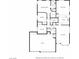 Detailed floor plan showcasing the layout with bedrooms, kitchen, living room, garage, and bathrooms at 9530 Redstar St, Las Vegas, NV 89123