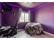 Inviting bedroom with a window, ceiling fan, and a comfortable workspace at 9844 Red Horse St, Las Vegas, NV 89143