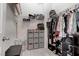 Walk-in closet featuring ample storage shelves and organizational racks at 9844 Red Horse St, Las Vegas, NV 89143