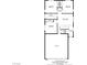 Detailed first floor plan layout with bedrooms, bathroom, Gathering room and garage at 11247 Villa Trentino Ct, Las Vegas, NV 89141