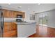 Well-lit kitchen with ample cabinet space and a large center island at 11247 Villa Trentino Ct, Las Vegas, NV 89141