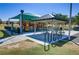Community park offers playground, picnic area, and workout equipment at 11247 Villa Trentino Ct, Las Vegas, NV 89141