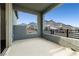 Balcony with stunning views of the surrounding desert landscape and picturesque mountains at 11800 Black Canary Ave, Las Vegas, NV 89138