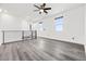 This upstairs loft has wood-look floors and lots of natural light at 11800 Black Canary Ave, Las Vegas, NV 89138