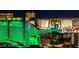 A view of the bright city lights at night showcasing hotels on the Vegas strip at 125 E Harmon Ave # 2814/2816, Las Vegas, NV 89109