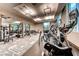 The fitness center is equipped with weight machines and cardio equipment, offering residents options for exercise at 125 E Harmon Ave # 2814/2816, Las Vegas, NV 89109